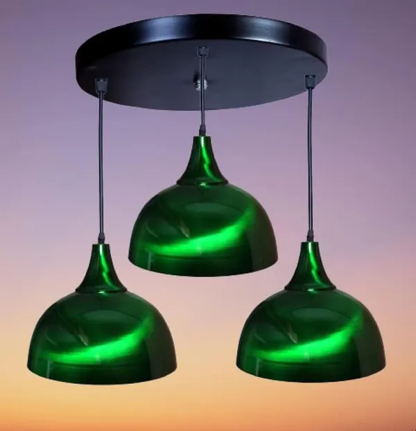 SWIATLO_Decorative_Cluster_Pendant_Light/Cluster_Hanging_Light/Cluster_Ceiling_Light/Three_Pendant_Lamp_to_Décor_Home/Living_Room/Bedroom/Office/Dining/Cafe/Restaurants_(with_Bulb)