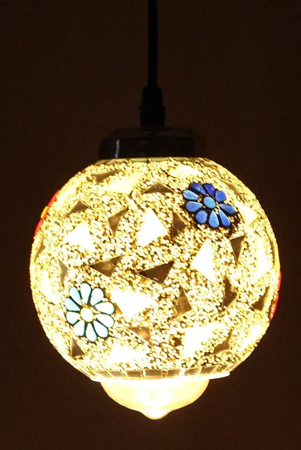 SWIATLO_Decorative_Cluster_Pendant_Light/Cluster_Hanging_Light/Cluster_Ceiling_Light/Three_Pendant_Lamp_to_Décor_Home/Living_Room/Bedroom/Office/Dining/Cafe/Restaurants,_Multi_(with_Bulb)