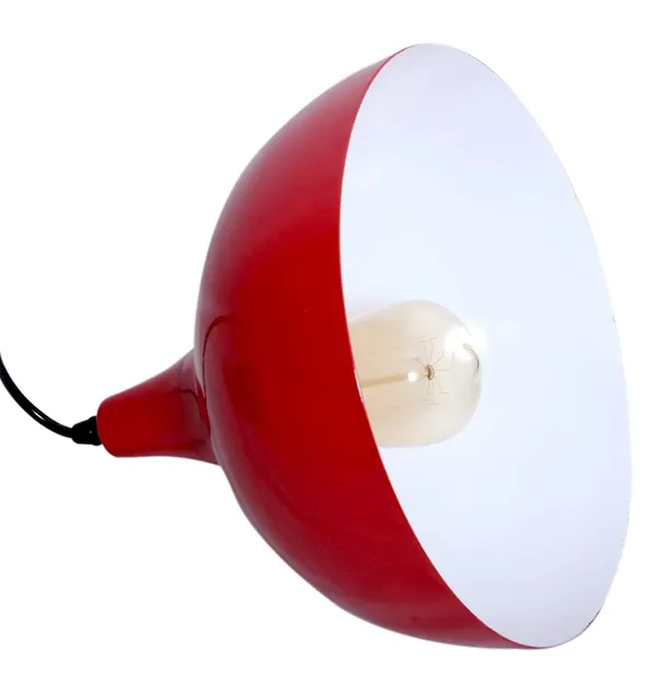 SWIATLO_Decorative_Cluster_Pendant_Light/Cluster_Hanging_Light/Cluster_Ceiling_Light/Three_Pendant_Lamp_to_Décor_Home/Living_Room/Bedroom/Office/Dining/Cafe/Restaurants,_Katora_Deisgn,_Red_(with_Bulb)