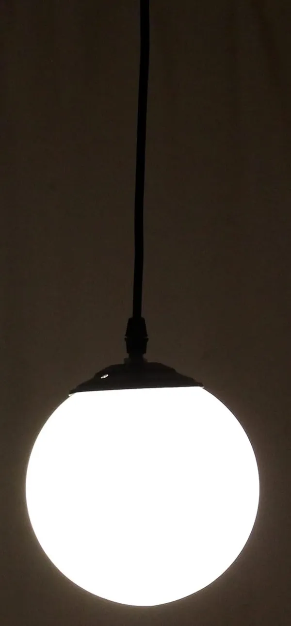 SWIATLO_Decorative_Linear_Cluster_Pendant_Light/Cluster_Hanging_Light/Cluster_Ceiling_Light/Three_Pendant_Lamp_to_Décor_Home/Living_Room/Bedroom/Dining/Cafe/Restaurants,_Moon_Globe,_Milky_(with_Bulb)