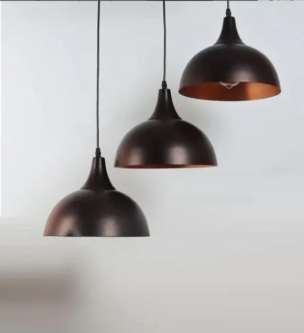 SWIATLO_Decorative_Linear_Cluster_Pendant_Light/Cluster_Hanging_Light/Cluster_Ceiling_Light/Three_Pendant_Lamp_to_Décor_Home/Living_Room/Bedroom/Office/Cafe/Restaurants,_Katora_Deisgn,_Black_(with_Bulb)
