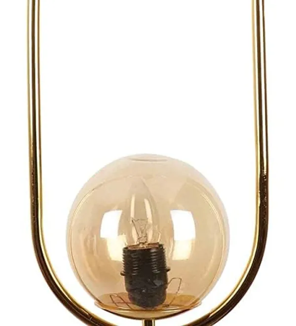 SWIATLO_Decorative_Hanging_Lamp/Pendant_Lamp/Ceiling_Light_to_Décor_Home/Living_Room/Bedroom/Office/Dining/Cafe/Restaurants,_Cylinderical_Shape_with_Glass,_Golden_and_Luster