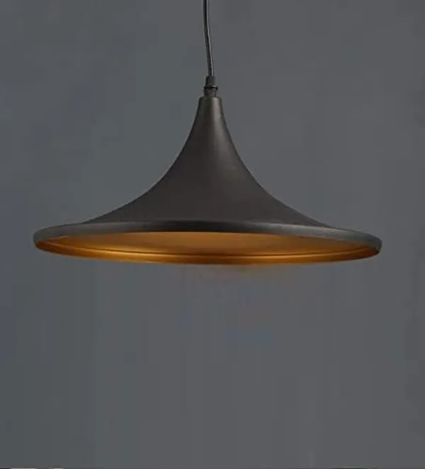 SWIATLO_Decorative_Hanging_Lamp/Pendant_Lamp/Ceiling_Light_to_Décor_Home/Living_Room/Bedroom/Office/Dining/Cafe/Restaurants,_Tastari_Shape,_Black_(Pack_of_1,_with_Bulb)