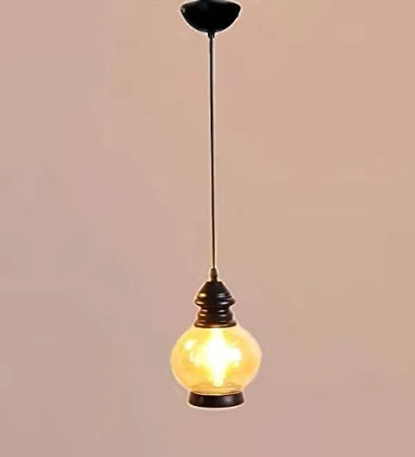 SWIATLO_Decorative_Hanging_Lamp/Pendant_Lamp/Ceiling_Light_to_Décor_Home/Living_Room/Bedroom/Office/Dining/Cafe/Restaurants,_Balloon_Shape,_Luster_(Pack_of_1,_with_Bulb)