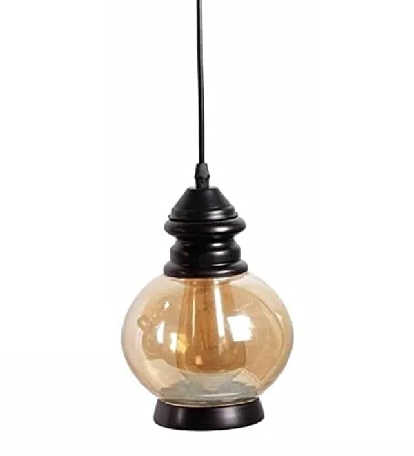 SWIATLO_Decorative_Hanging_Lamp/Pendant_Lamp/Ceiling_Light_to_Décor_Home/Living_Room/Bedroom/Office/Dining/Cafe/Restaurants,_Balloon_Shape,_Luster_(Pack_of_1,_with_Bulb)