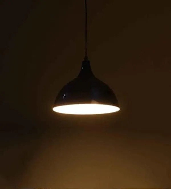 SWIATLO_Decorative_Hanging_Lamp/Pendant_Lamp/Ceiling_Light_to_Décor_Home/Living_Room/Bedroom/Office/Dining/Cafe/Restaurants,_10_Inch_Dome,_Blue_(Pack_of_1,_with_Bulb)