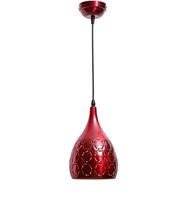 SWIATLO_Decorative_Hanging_Lamp/Pendant_Lamp/Ceiling_Light_to_Décor_Home/Living_Room/Bedroom/Office/Dining/Cafe/Restaurants,_Teen_Cutting_Design_(Pack_of_1,_with_Bulb)