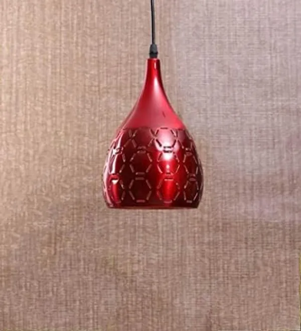SWIATLO_Decorative_Hanging_Lamp/Pendant_Lamp/Ceiling_Light_to_Décor_Home/Living_Room/Bedroom/Office/Dining/Cafe/Restaurants,_Teen_Cutting_Design_(Pack_of_1,_with_Bulb)