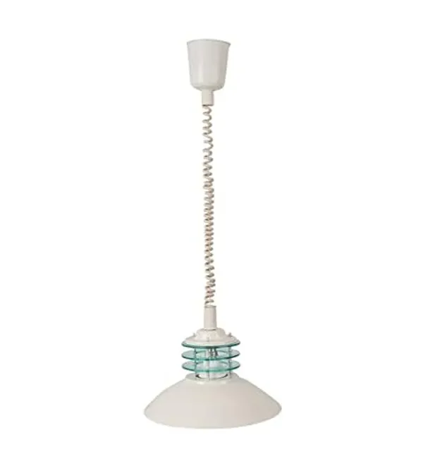 SWIATLO_Decorative_Hanging_Lamp/Pendant_Lamp/Ceiling_Light_to_Décor_Home/Living_Room/Bedroom/Cafe/Restaurants,_B22_Holder,_For_Dinning_Table,_White_(Pack_of_1,_with_Bulb)