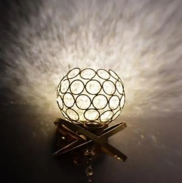 SWIATLO_Crystal_lampshade_3_Light_(WH/WW/NW)_strong_light_Led_Wall_Light_for_Living_Room/Modern_Style_Wall_Lamps_for_Bedroom/Led_Wall_Light_for_Home_Decoration/Led_Wall_Scone_for_Restaurants/Hotels