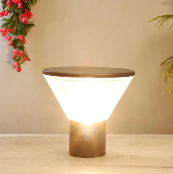 SWIATLO_Selfie_Style_Gate_Light_for_Home_Gate/Gate_Lamp/Gate_Lamps_for_Outdoor_Waterproof/Gate_Light/Gate_Pillar_Lights_for_Outdoor_for_Stairs,_Boundries,_Pillar,_Garden,_Pack_of_1_(Bulb_Included)