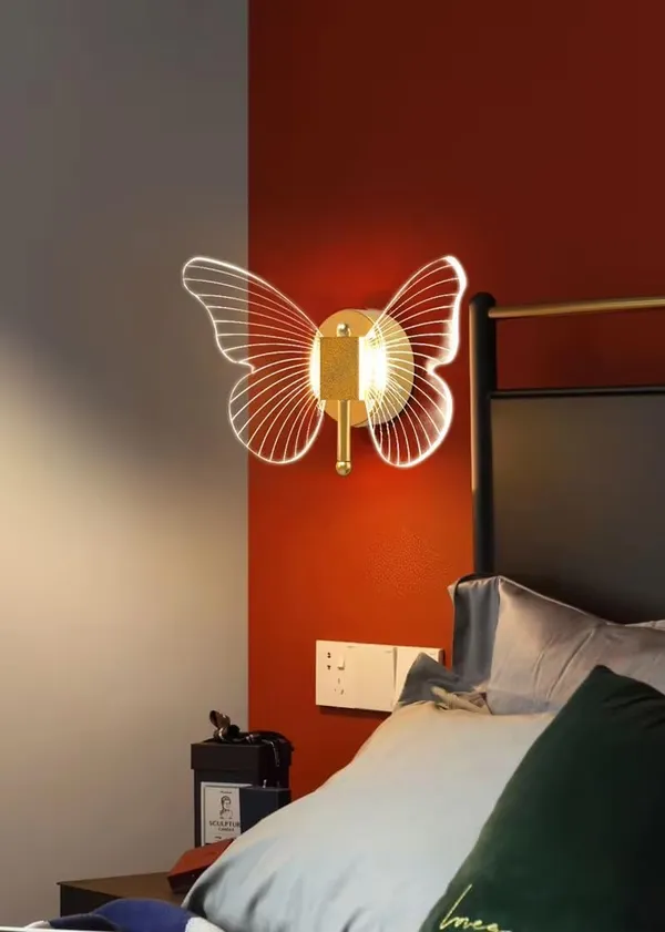 SWIATLO_Elegant_Butterfly_Design_Decorative_LED_Lamp_for_Living_Room_&_Hallway_/Modern_Style_Energy_saving_Led_Wall_Lamps_for_Bedroom/Led_Wall_Scone_for_Home/Bar/Kitchen/Restaurants