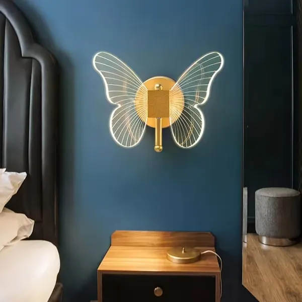 SWIATLO_Elegant_Butterfly_Design_Decorative_LED_Lamp_for_Living_Room_&_Hallway_/Modern_Style_Energy_saving_Led_Wall_Lamps_for_Bedroom/Led_Wall_Scone_for_Home/Bar/Kitchen/Restaurants