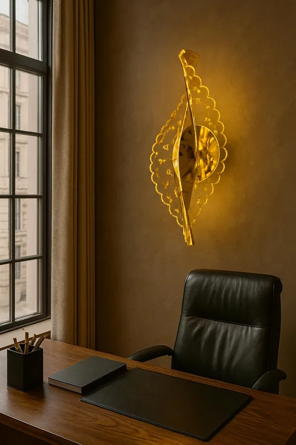 SWIATLO_Elegant_Gold_Finish_Wall_Light_Designer_Accent_Lamp_for_Living_Spaces_/Modern_Style_Energy_saving_Led_Wall_Lamps_for_Bedroom/Led_Wall_Scone_for_Home/Bar/Kitchen/Restaurants