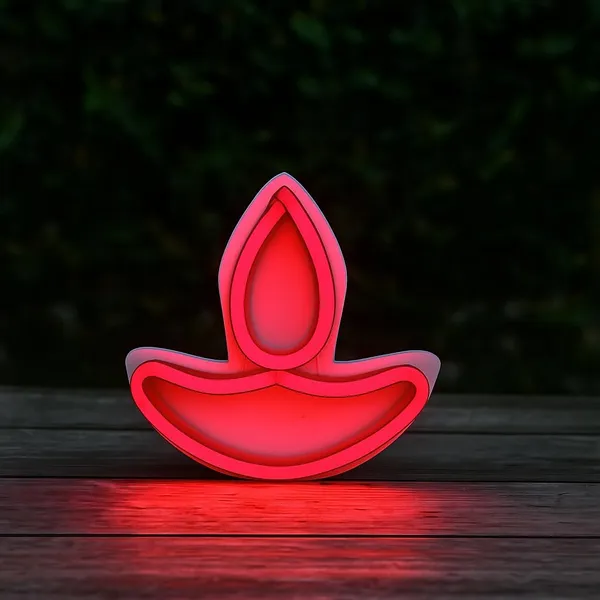 SWIATLO_Decorative_Festival_LED_Neon_Diya_Lamp_|_Decorative_Light_for_Diwali,_Pooja,_Home_&_Office_Decoration_|_Diwali_Festival_Diya_Sign_for_Pooja_Room/Dinning_Room/Living_Room/Restaurents_(Pack_of_2)