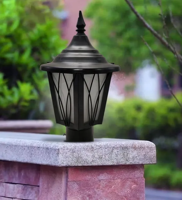 SWIATLO_Classic_Waterproof_Post_Light_for_Gate_and_Garden_Pillars_|_Decorative_Outdoor_Post_Light_for_Home_Entrance_|_Pillar_Lights_for_Garden,_Patio,_Boundreis_or_Entryway_(Pack_of_2,_With_Bulb)