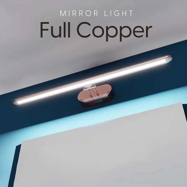 SWIATLO_Ultra-Slim_Modern_LED_Picture_Light_|_Adjustable_Wall_Mounted_Art_Light_|_Led_Display_Wall_Light_to_Décor_Home/Living_Room/Bedroom/Office/Dining/Cafe/Restaurants_6_Watt_(Copper_Antique)