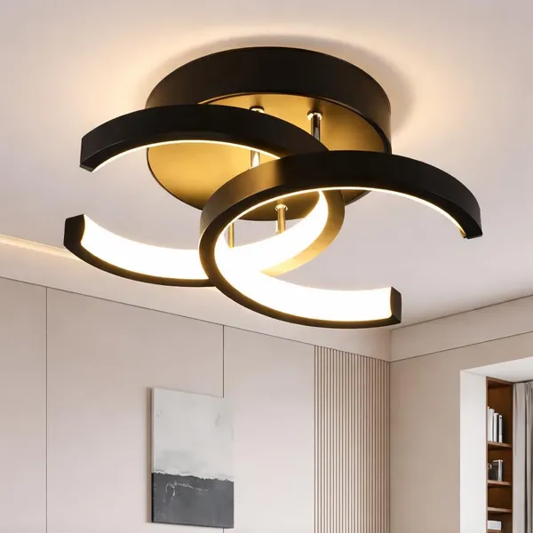 SWIATLO_Dual_ACR_Curve_Modern_LED_Ceiling_Lamp_for_Dinning_Table/Bedroom/Living_Room_|_Hanging_Lamp_for_Drying_Room_Led_Ceiling_Lamp_for_Home/Cafe/Restaurant