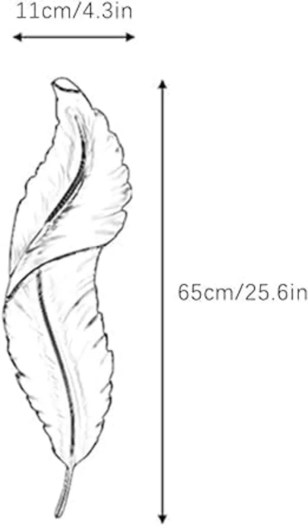 SWIATLO_|_3-Color_Changeable_Light_(Warm/Natural/Cool_White)_|_Modern_Metal_Decorative_Wall_Sconce_for_Living_Room,_Bedroom,_Hallway_|_Stylish_Feather_Wall_Light_|_White
