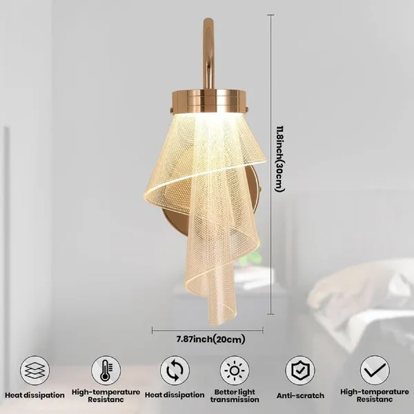 SWIATLO_Decorative_Wall_Lamp_for_Living_Room_|_Modern_Golden_Wall_Light_with_Metal_&_Acrylic_Body_|_3_Color_Modes_Warm_Natural_(KIN-A27D)