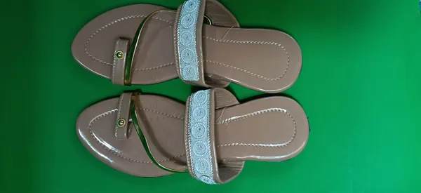Beige_Synthetic_Leather_Dual_Strap_Embellished_Sandals_For_Women