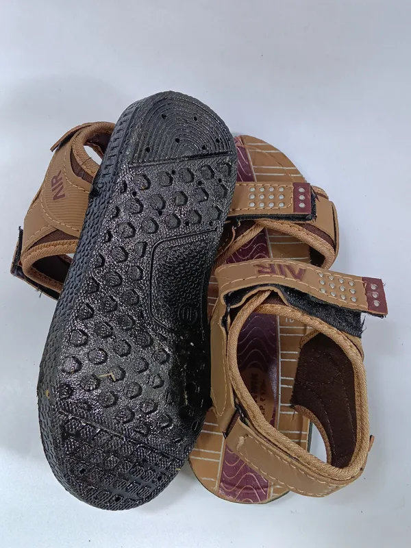 Brown_Synthetic_Leather_Velcro_Strap_Casual_Sandals_For_Kids_-_Pack_of_2