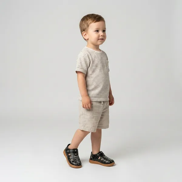 Black_Synthetic_Leather_Casual_Shoes_For_Kids_-_Pack_of_2