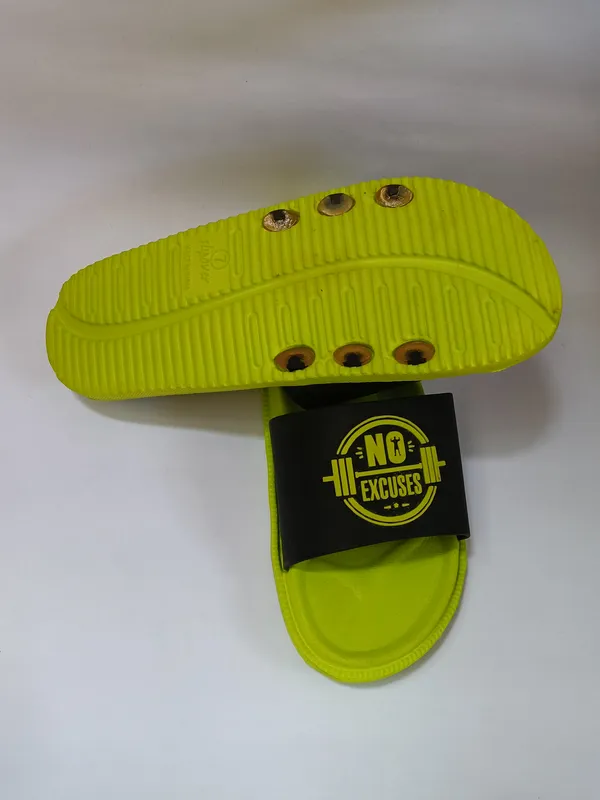 Neon_Yellow_And_Black_Eva_Graphic_Strap_Slide_Slippers_For_Unisex
