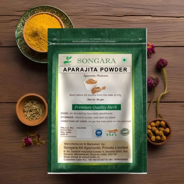 Aparajita-Powder-Clitoria-Ternatia-Ayurvedic-Pure-Herb-50-Gm