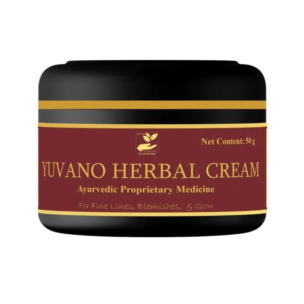 Ayurvedic-Yuvano-Herbal-Cream-With-Chandan-Taila-Haldi-Manjishtha-Yashtimadhu-For-Skin-Aging-Collagen-Boost-Skin-Firming-Fine-Lines-Wrinkles-For-Men-Women-1-Unit