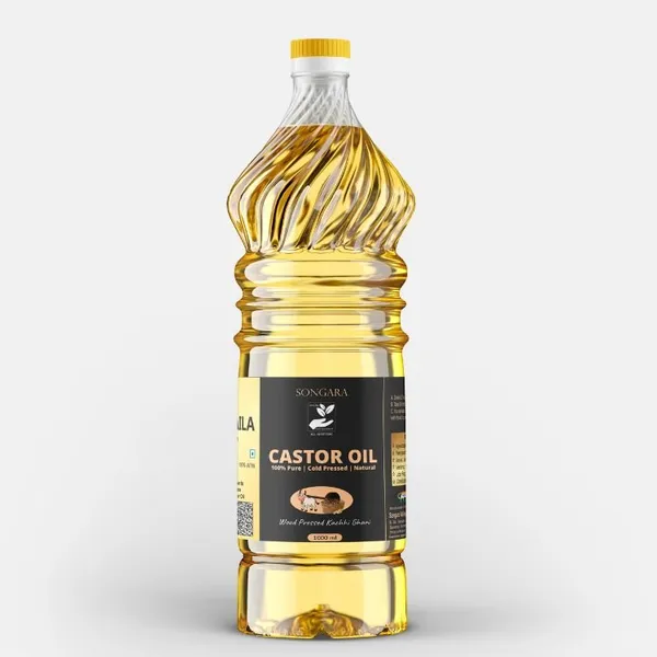 Songara-100-Pure-Castor-Oil-Arandi-Taila-Cold-Pressed-Natural-Ayurvedic-To-Support-Hair-Growth-Good-Skin-And-Strong-Nails-1-Unit_-_Pack_Of_2