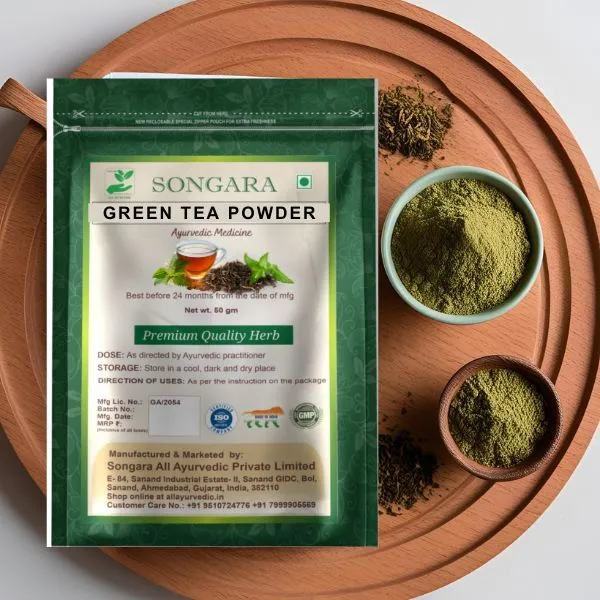 Songara-Ayurvedic-Green-Tea-Powder-Camellia-Sinensis-The-Ultimate-Wellness-Brew-50-Gm_-_Pack_Of_3