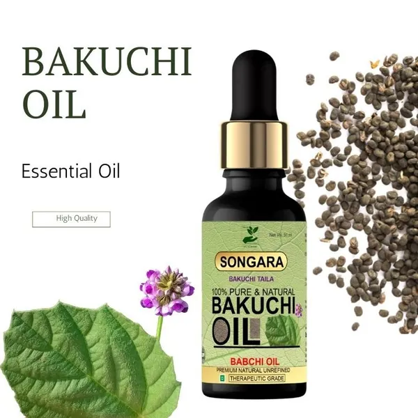 Songara-Bakuchi-Oil-Psoralea-Corylifolia-Natural-Therapeutic-100-Undiluted-Natural-Therapeutic-Grade-Traditional-Remedy-To-Cure-Skin-Hair-Care-Grade-Cold-Pressed-50-Ml_-_Pack_Of_2