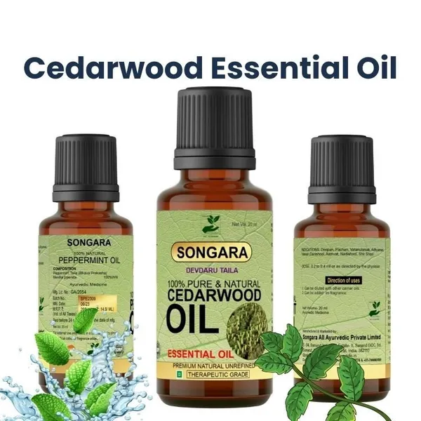 Songara-Cedarwood-Essential-Oil-100-Pure-Ayurvedic-Strengthens-Hair-Follicles-Promotes-Shiny-Hair-Beard-Oil-For-Men-Natural-Undiluted-Therapeutic-Grade-Essential-Oil-Chemical-And-Preservative-Free-20Ml_-_Pack_Of_2