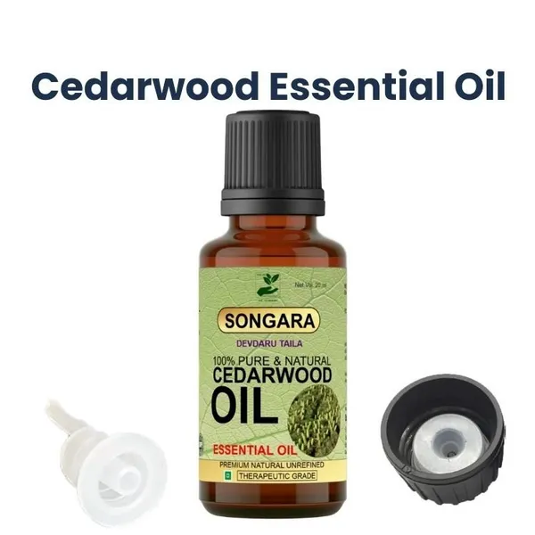 Songara-Cedarwood-Essential-Oil-100-Pure-Ayurvedic-Strengthens-Hair-Follicles-Promotes-Shiny-Hair-Beard-Oil-For-Men-Natural-Undiluted-Therapeutic-Grade-Essential-Oil-Chemical-And-Preservative-Free-20Ml_-_Pack_Of_2