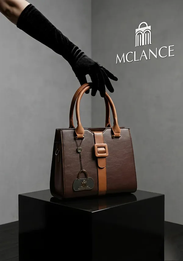 Brown_Premium_Pu_Leather_Hand_Bag_For_Women