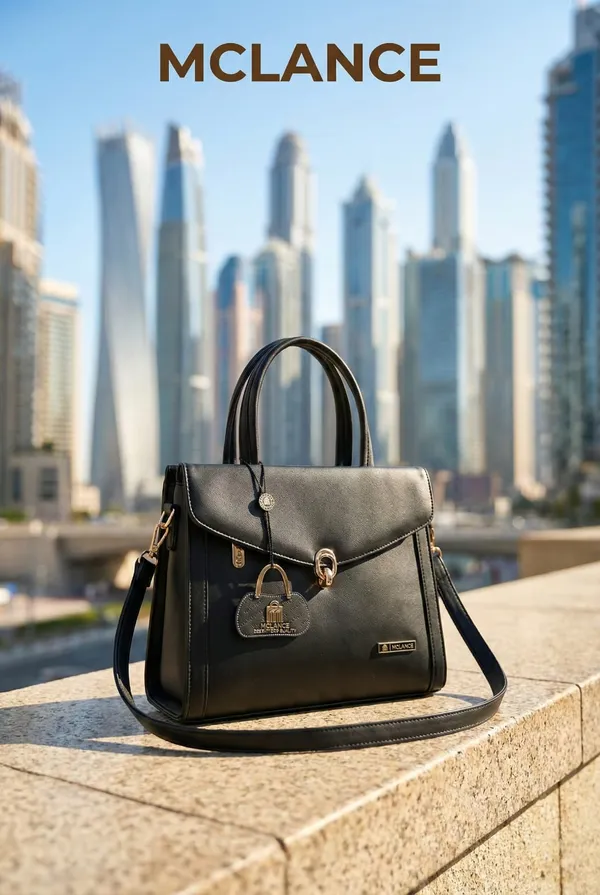 Black_Premium_Pu_Leather_Hand_Bag_For_Women
