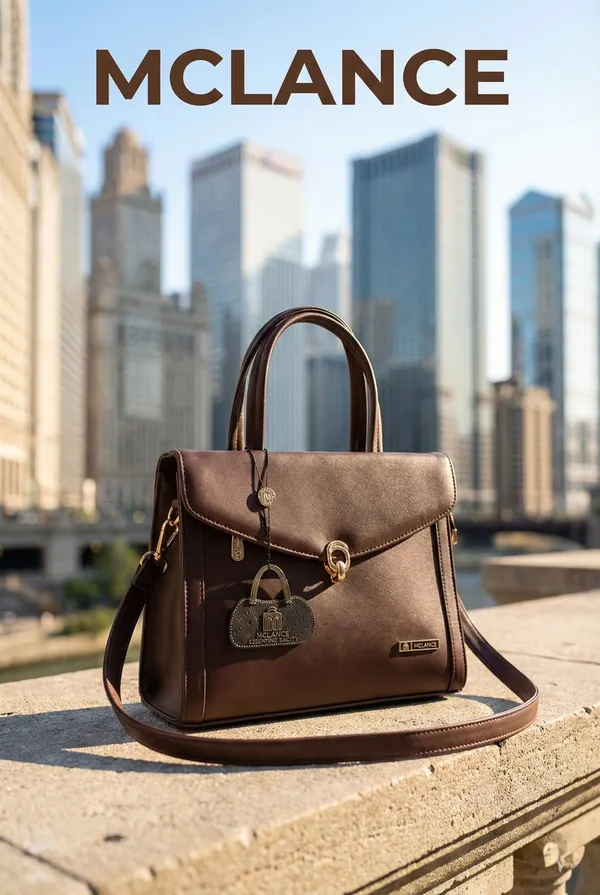 Dark_Brown_Premium_Pu_Leather_Hand_Bag_For_Women