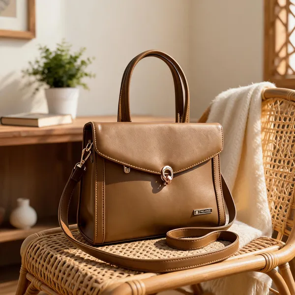 Brown_Premium_Pu_Leather_Hand_Bag_For_Women