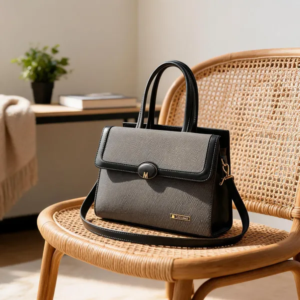 Black_Premium_Pu_Leather_Hand_Bag_For_Women