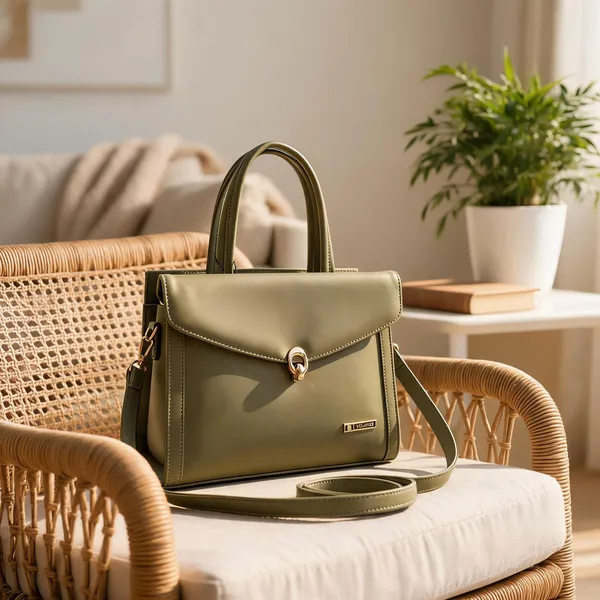 Olive_Green_Premium_Pu_Leather_Hand_Bag_For_Women