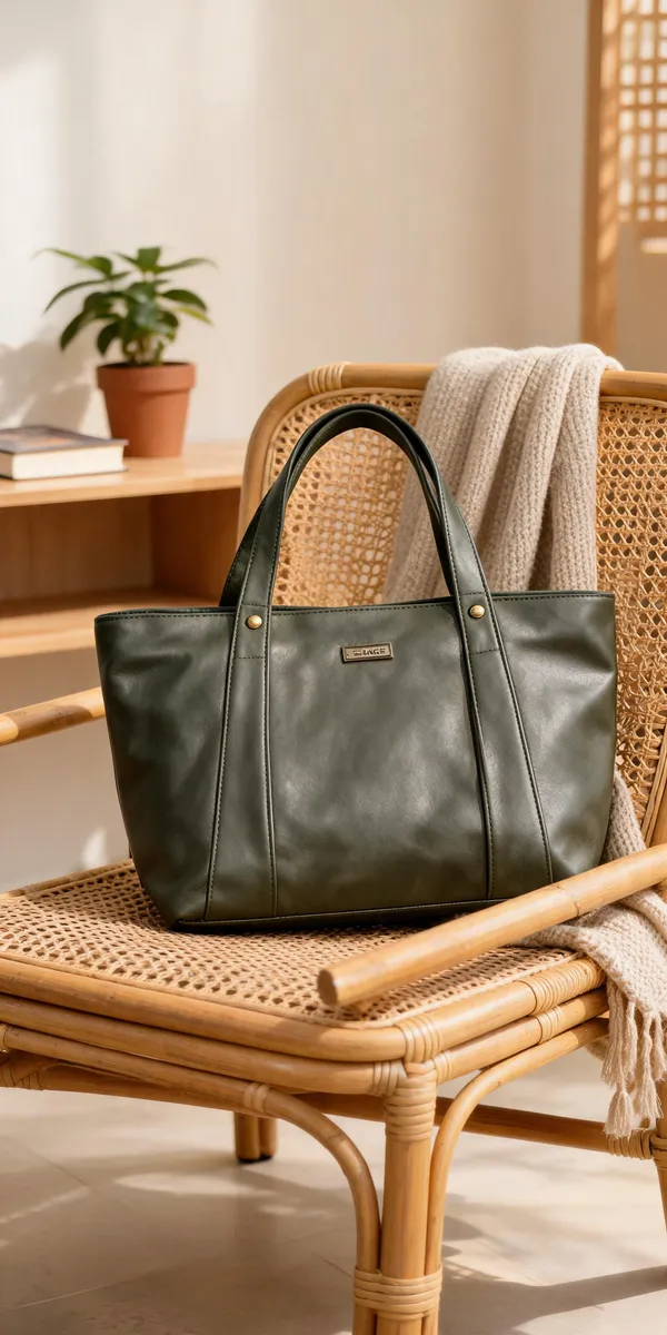 Olive_Green_Premium_Pu_Leather_Hand_Bag_For_Women
