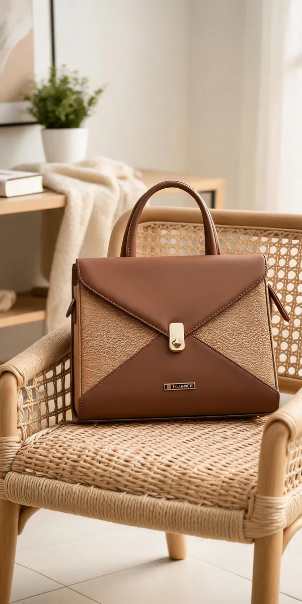 Tan_Premium_Pu_Leather_Hand_Bag_For_Women