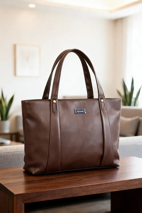 Brown_Premium_Pu_Leather_Hand_Bag_For_Women
