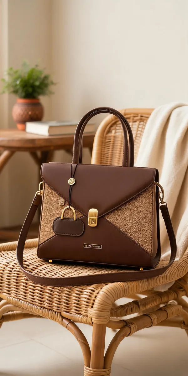 Brown_Premium_Pu_Leather_Hand_Bag_For_Women