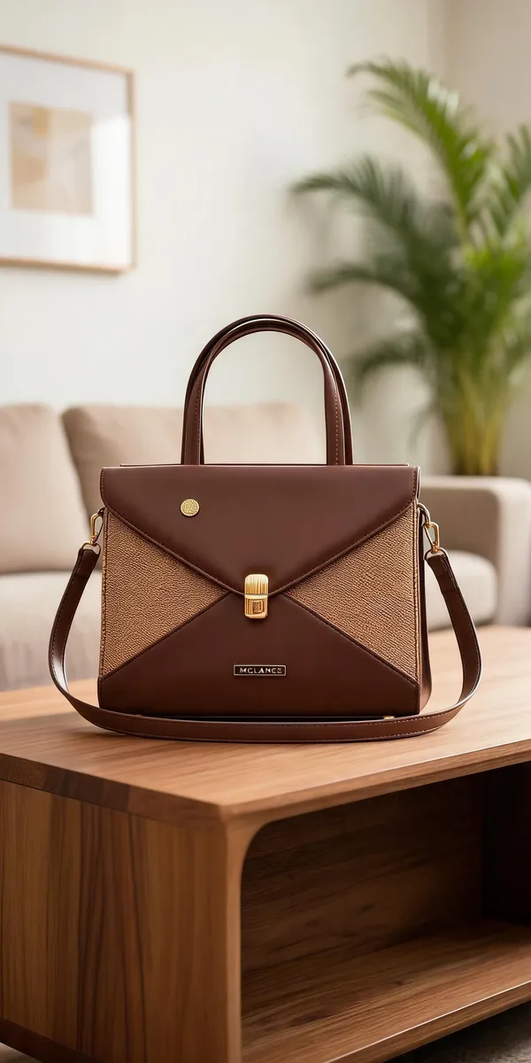 Brown_Premium_Pu_Leather_Hand_Bag_For_Women