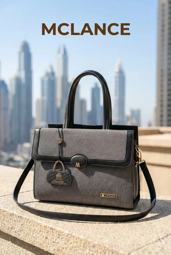Black_Premium_Pu_Leather_Hand_Bag_For_Women