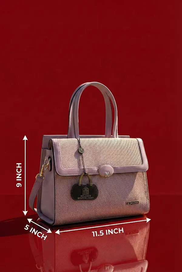 Pink_Premium_Pu_Leather_Hand_Bag_For_Women