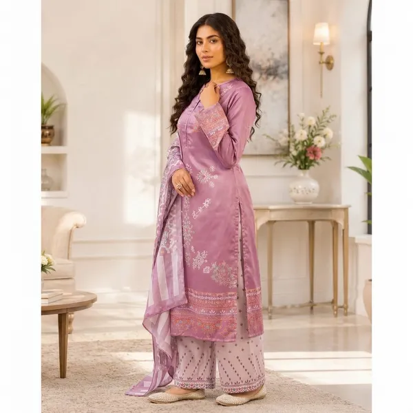 Pink_Satin_Premium_impoted__printed_Straight_Kurta_Set_With_Dupatta_For_Women