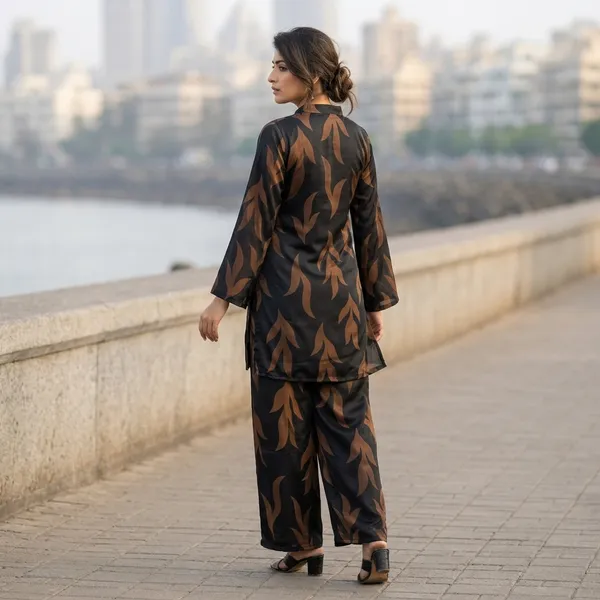 Black_its_premiem_satin_printed_cordset__Kurta_Set_For_Women